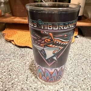 San Jose Sharks Los Tiburones Souvenir Plastic Cup 16 Oz. Rare
